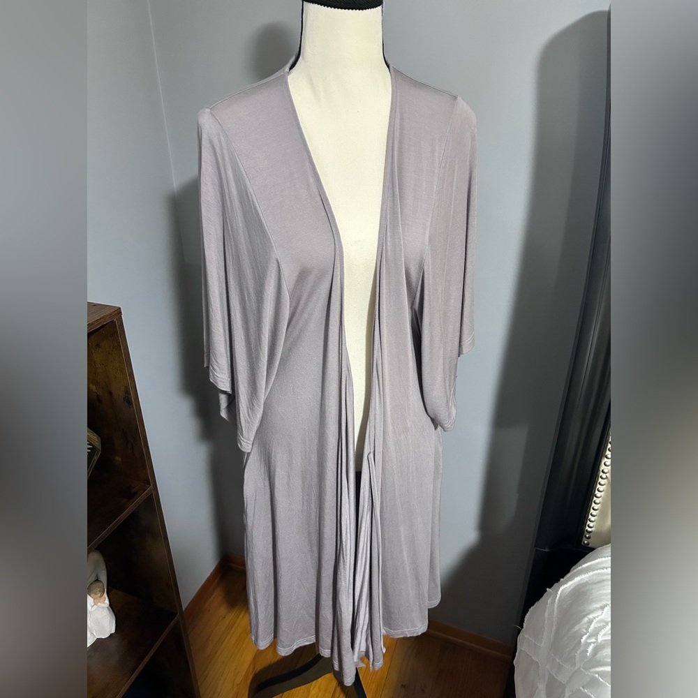 Barefoot Dreams Luxe Knit Jersey Robe - Picture 3 of 9